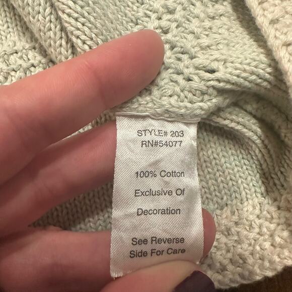 CAbi Light Blue Textured Cardigan - Picture 8 of 8